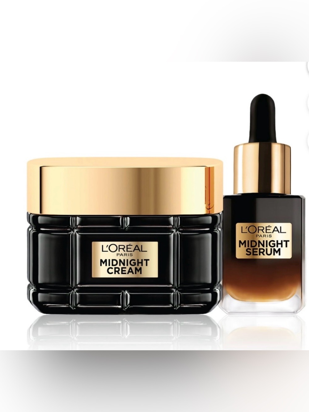 L'Oréal Paris Age Perfect Midnight Duo Facial Cream 1.7 oz & Serum 0.5 oz Set - Picture 2 of 10